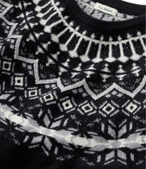 L.L.Bean Women's Classic Cashmere Sweater, Crewneck Fair Isle CLOTHING|SALE