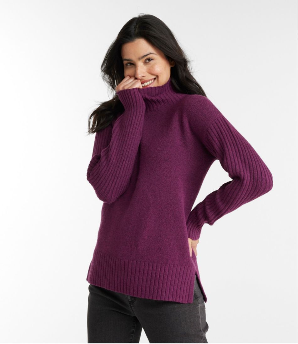 L.L.Bean Women's The Essential Sweater, Turtleneck CLOTHING|SALE