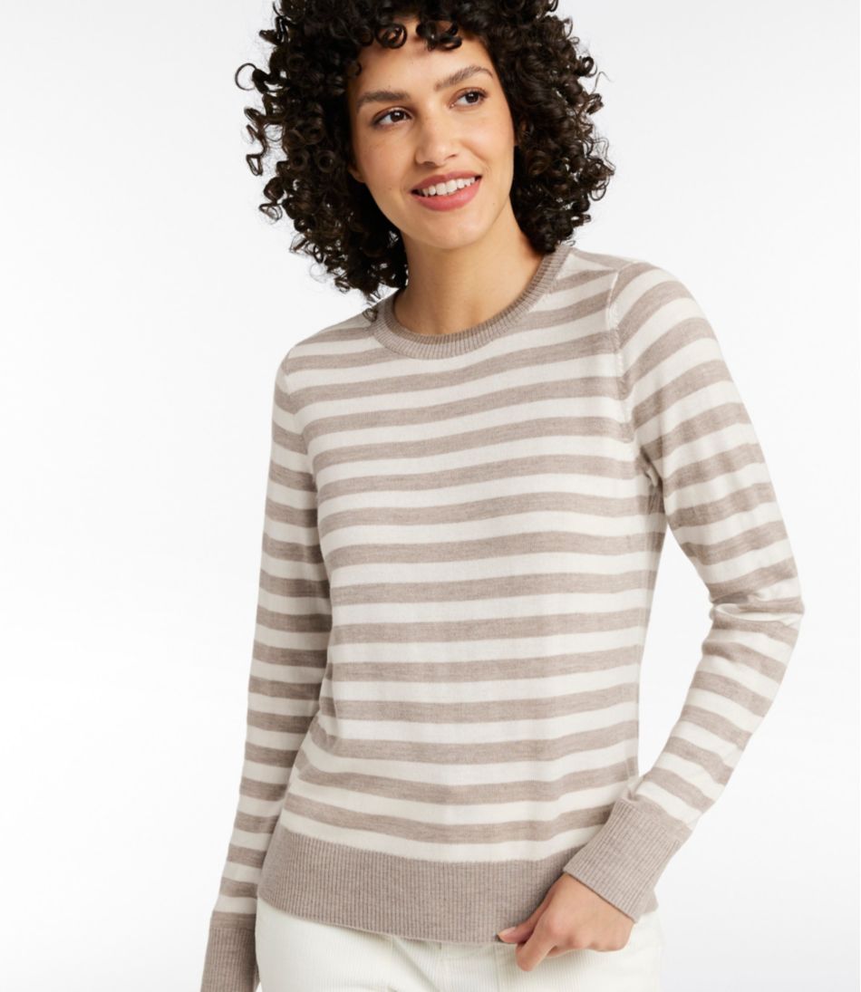 L.L.Bean Women's Essential Merino Wool Sweater, Crewneck CLOTHING|SALE