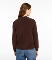 L.L.Bean Women's SuperSoft Waffle Sweater, Polo CLOTHING