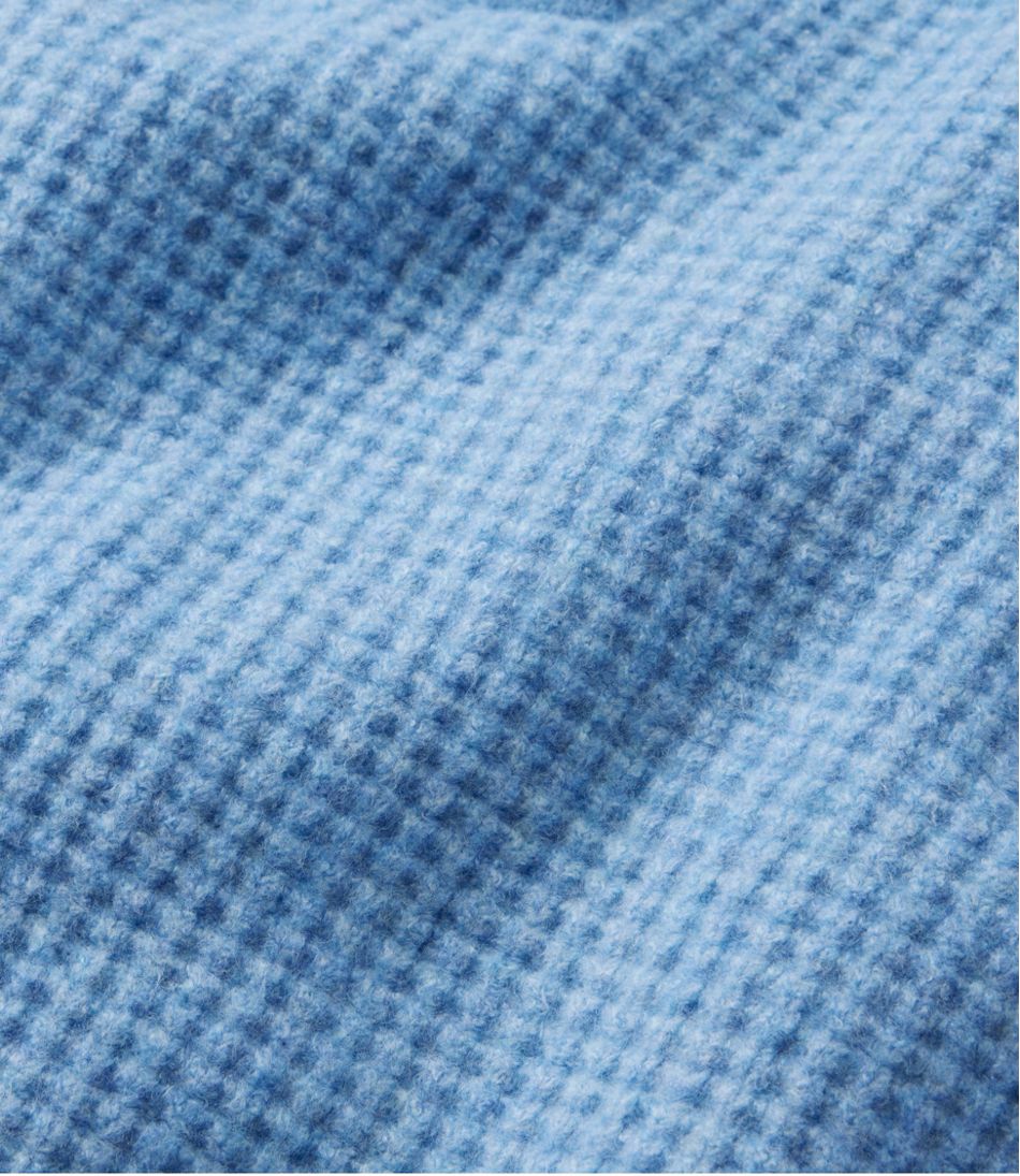 L.L.Bean Women's SuperSoft Waffle Sweater, Polo CLOTHING