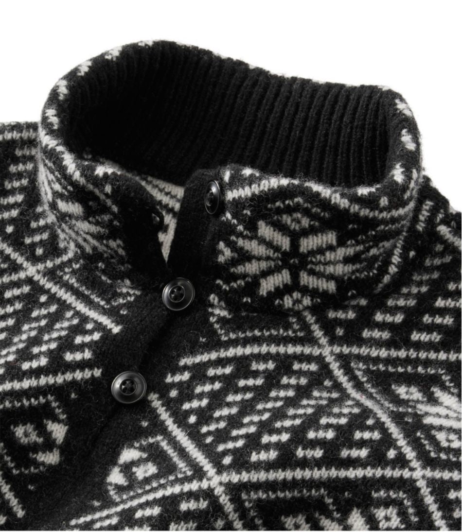 L.L.Bean Women's Signature Kingfield Merino Wool Sweater, Fair Isle CLOTHING|SALE