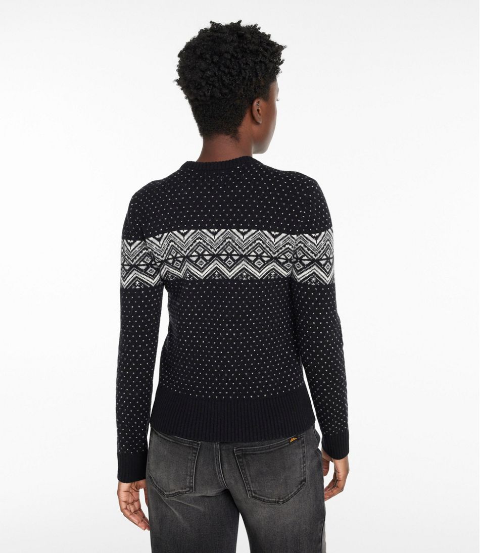 L.L.Bean Women's Signature Camp Merino Wool Sweater, Pullover Novelty CLOTHING|SALE