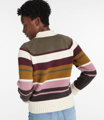 L.L.Bean Women's Signature Original Cotton Sweater, Rollneck Stripe CLOTHING|SALE