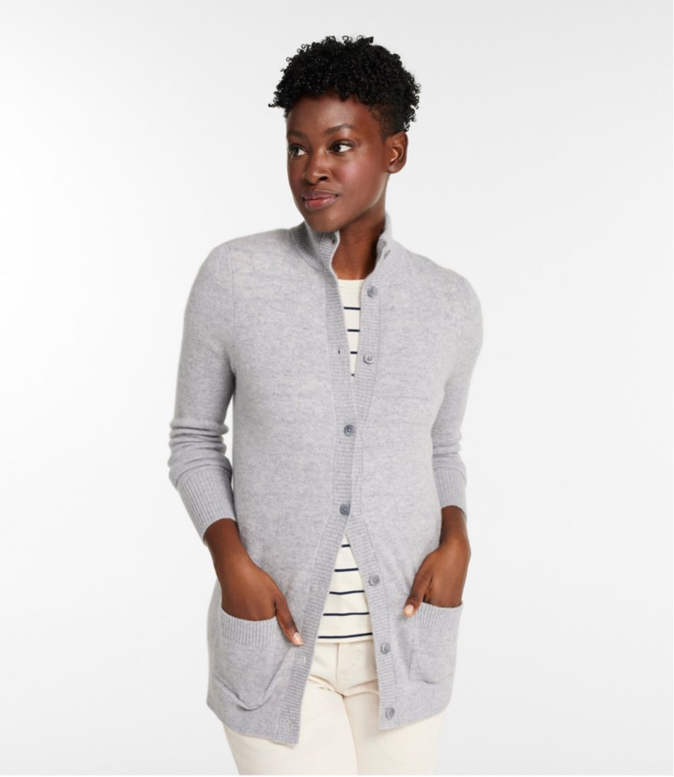 L.L.Bean Women's Classic Cashmere Button-Front Cardigan CLOTHING|SALE