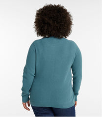 L.L.Bean Women's Classic Cashmere Textured Sweater, Crewneck CLOTHING|SALE