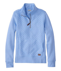 L.L.Bean Women's Quilted Quarter-Zip Pullover CLOTHING|SALE