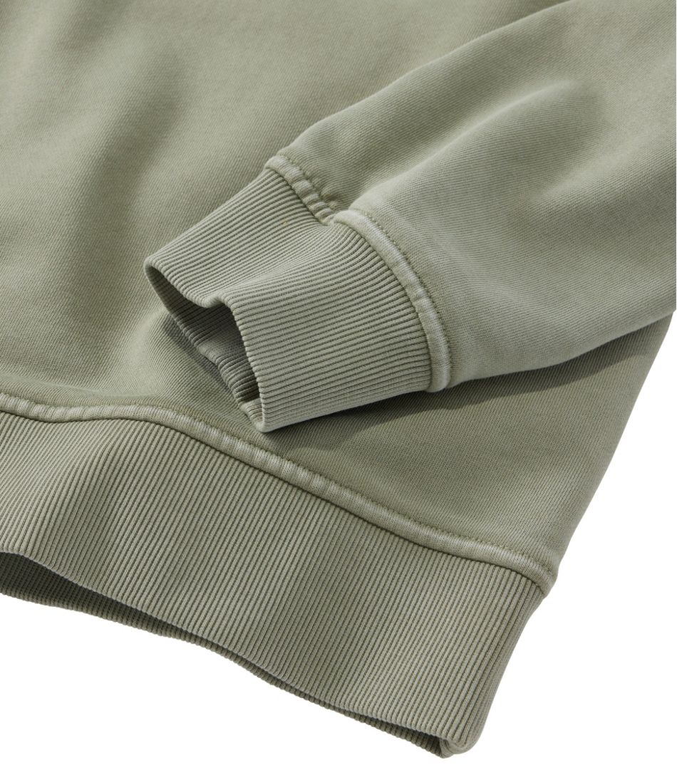 L.L.Bean Women's Sunwashed Sweats, Quarter-Zip CLOTHING