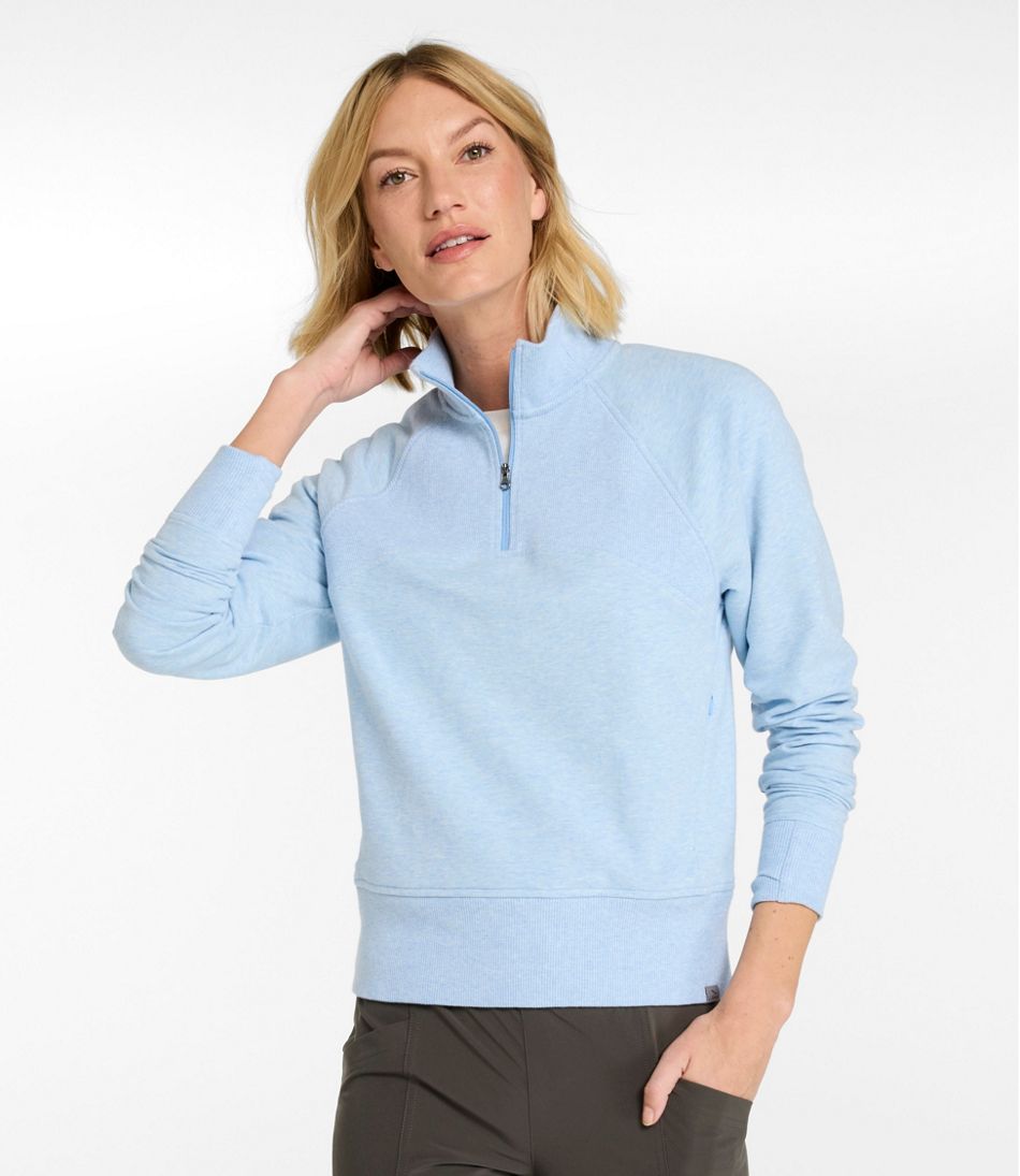 L.L.Bean Women's Cozy Pullover, Quarter-Zip CLOTHING
