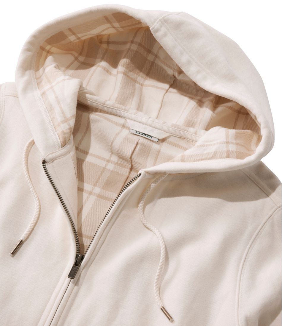 L.L.Bean Women's 1912 Sweatshirt, Flannel-Lined Hoodie CLOTHING|SALE