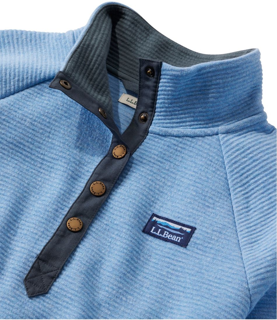 L.L.Bean Women's Lakewashed Double-Knit Quarter-Snap CLOTHING|SALE