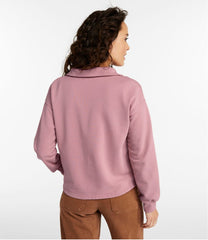 L.L.Bean Women's Sunwashed Sweats, Splitneck Polo CLOTHING
