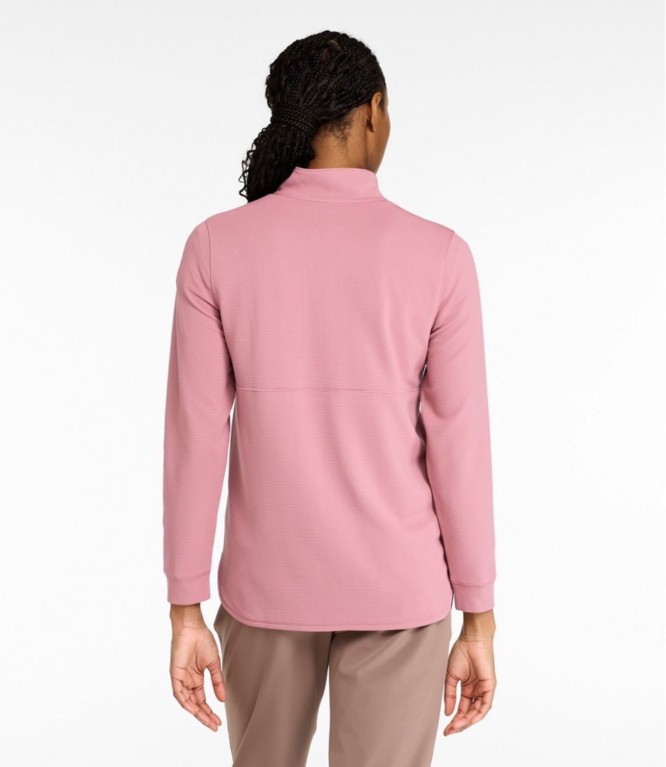L.L.Bean Women's VentureStretch Ottoman 1/4 Zip Pullover CLOTHING