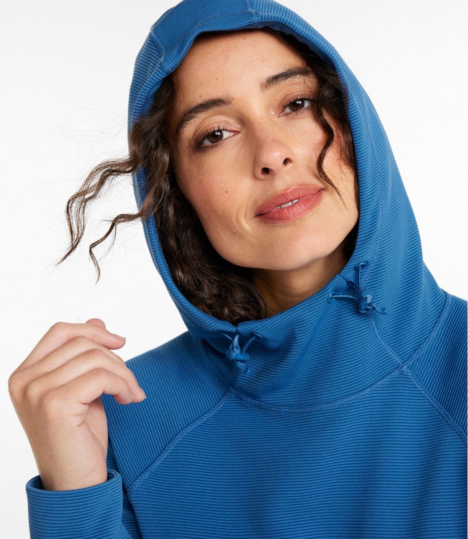 L.L.Bean Women's VentureStretch Ottoman-Rib Hoodie CLOTHING|SALE