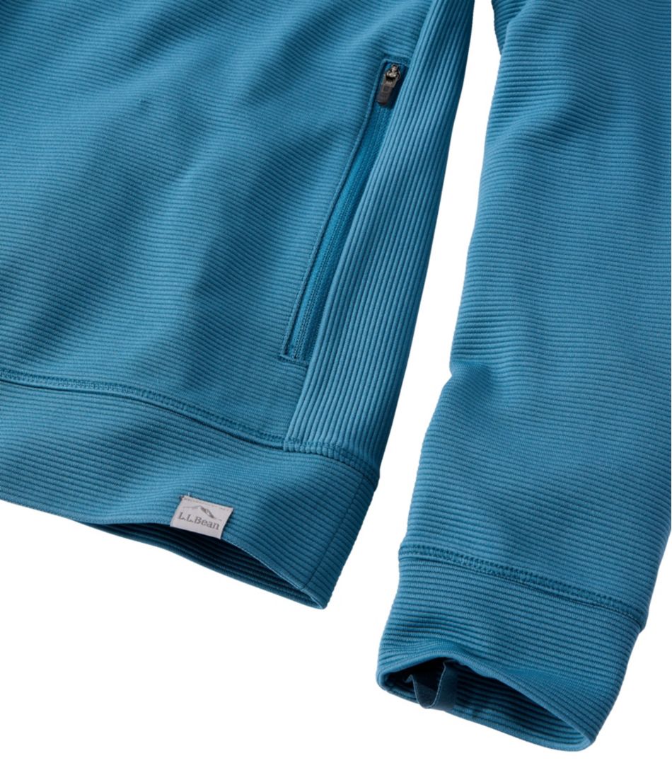 L.L.Bean Women's VentureStretch Ottoman-Rib Hoodie CLOTHING|SALE