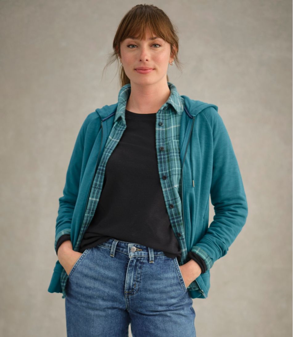 L.L.Bean Women's Peaks Island Full-Zip Hoodie CLOTHING