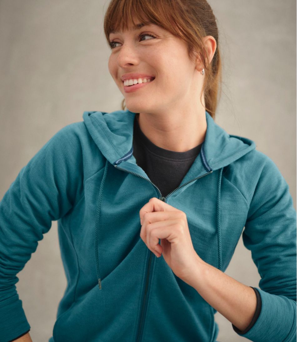 L.L.Bean Women's Peaks Island Full-Zip Hoodie CLOTHING