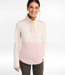 L.L.Bean Women's Bean's Cozy Mixed Knits Pullover, Colorblock CLOTHING
