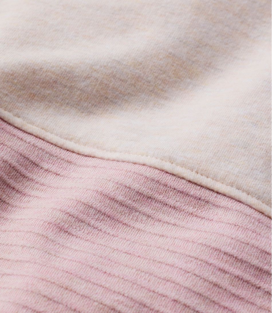 L.L.Bean Women's Bean's Cozy Mixed Knits Pullover, Colorblock CLOTHING