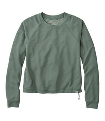 L.L.Bean Women's VentureStretch Ottoman-Rib Pullover, Cropped CLOTHING|SALE