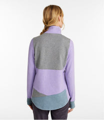L.L.Bean Women's Cozy Mixed-Knit Pullover, Colorblock CLOTHING|SALE