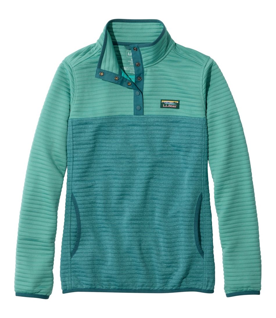 L.L.Bean Women's Airlight Pullover, Colorblock CLOTHING
