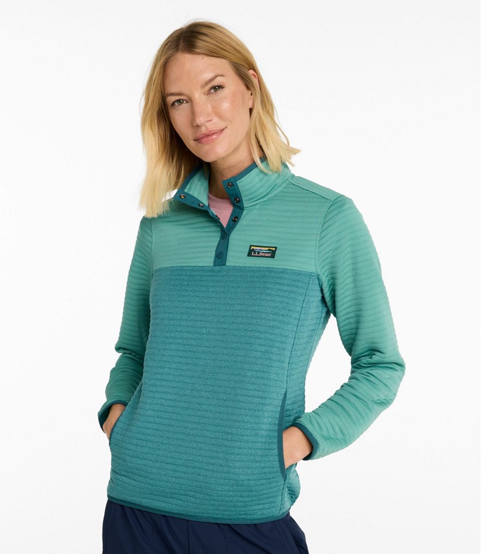 L.L.Bean Women's Airlight Pullover, Colorblock CLOTHING