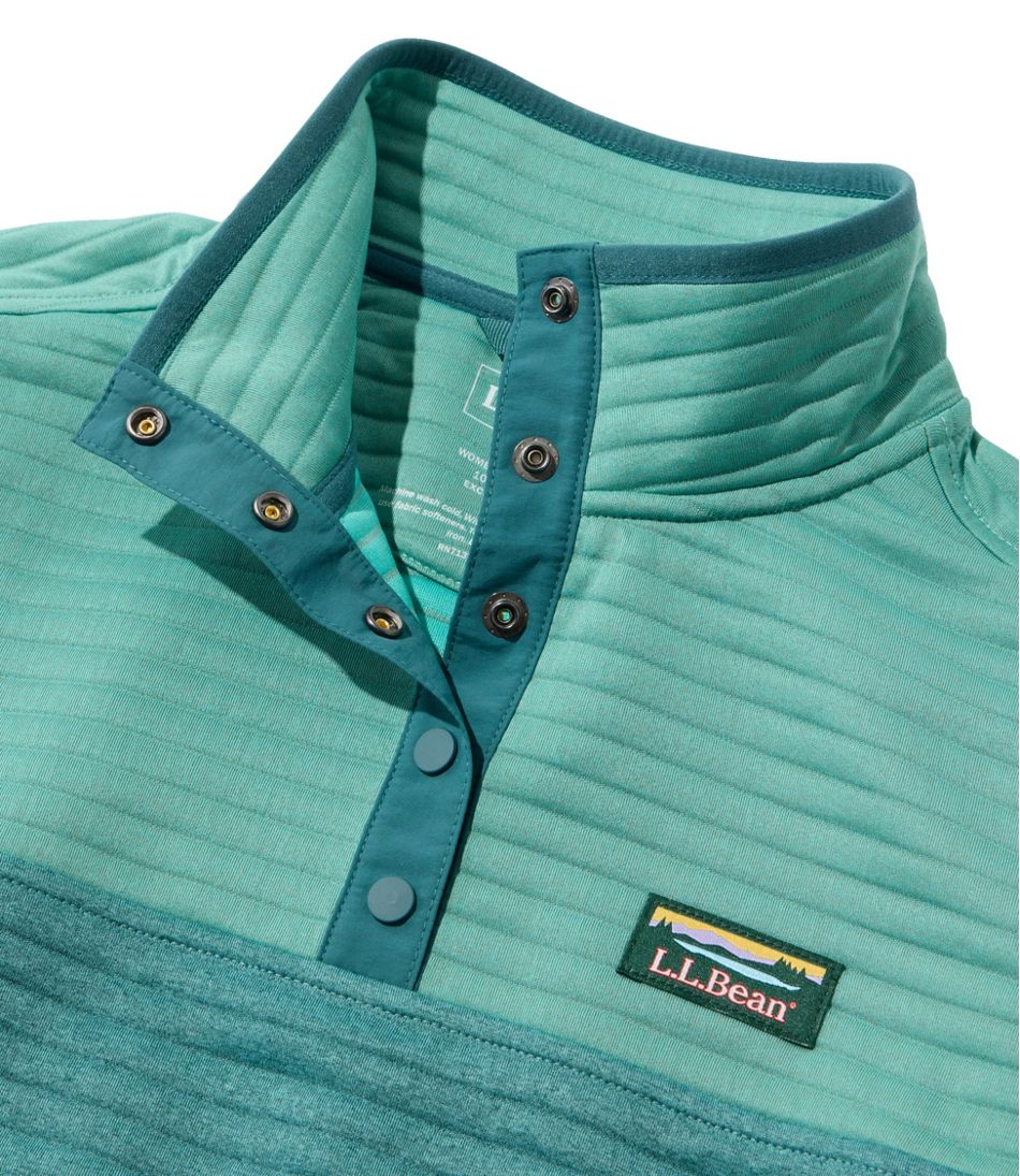 L.L.Bean Women's Airlight Pullover, Colorblock CLOTHING