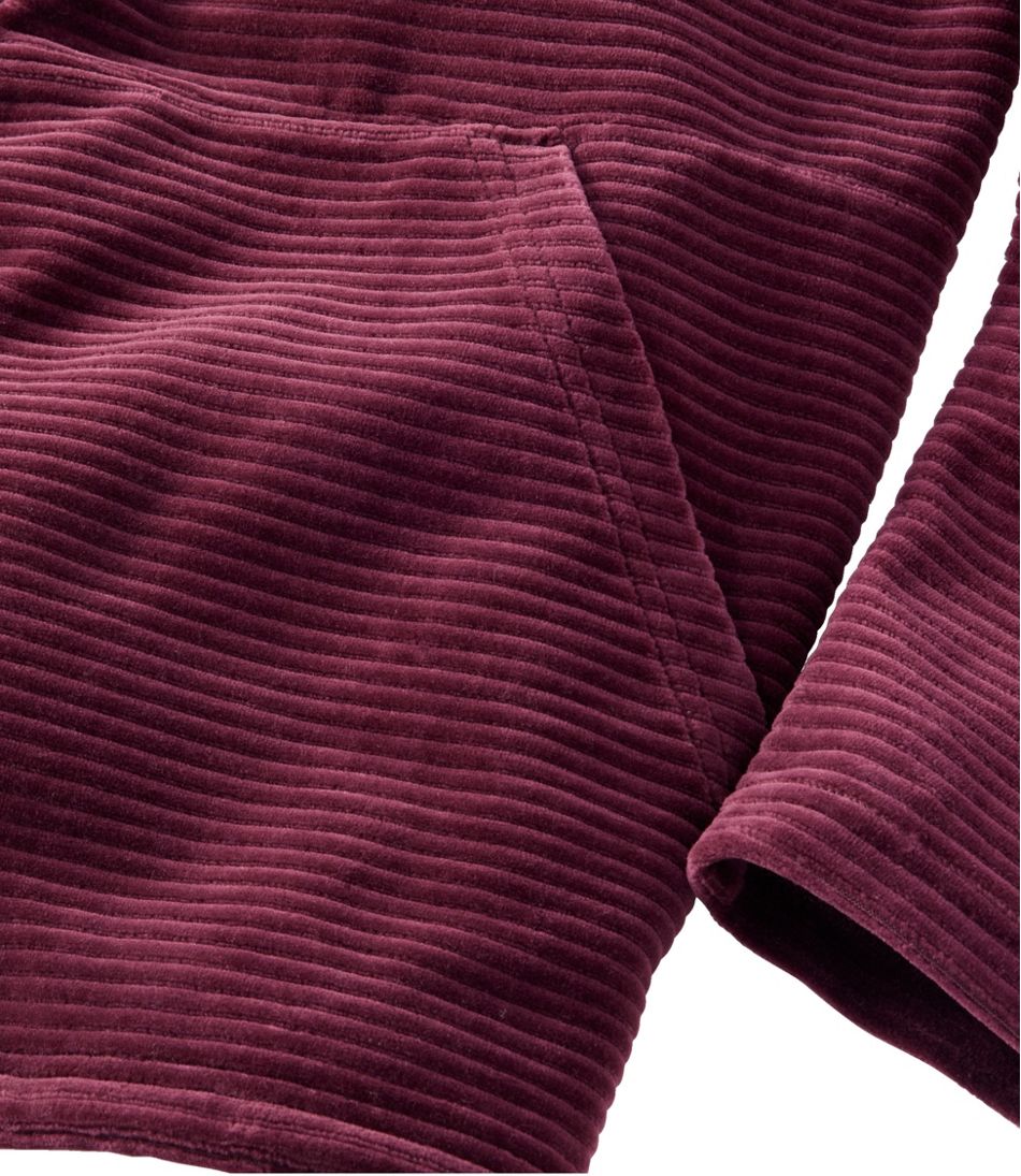 L.L.Bean Women's Soft Stretch Corduroy Pullover, Half-Zip CLOTHING|SALE
