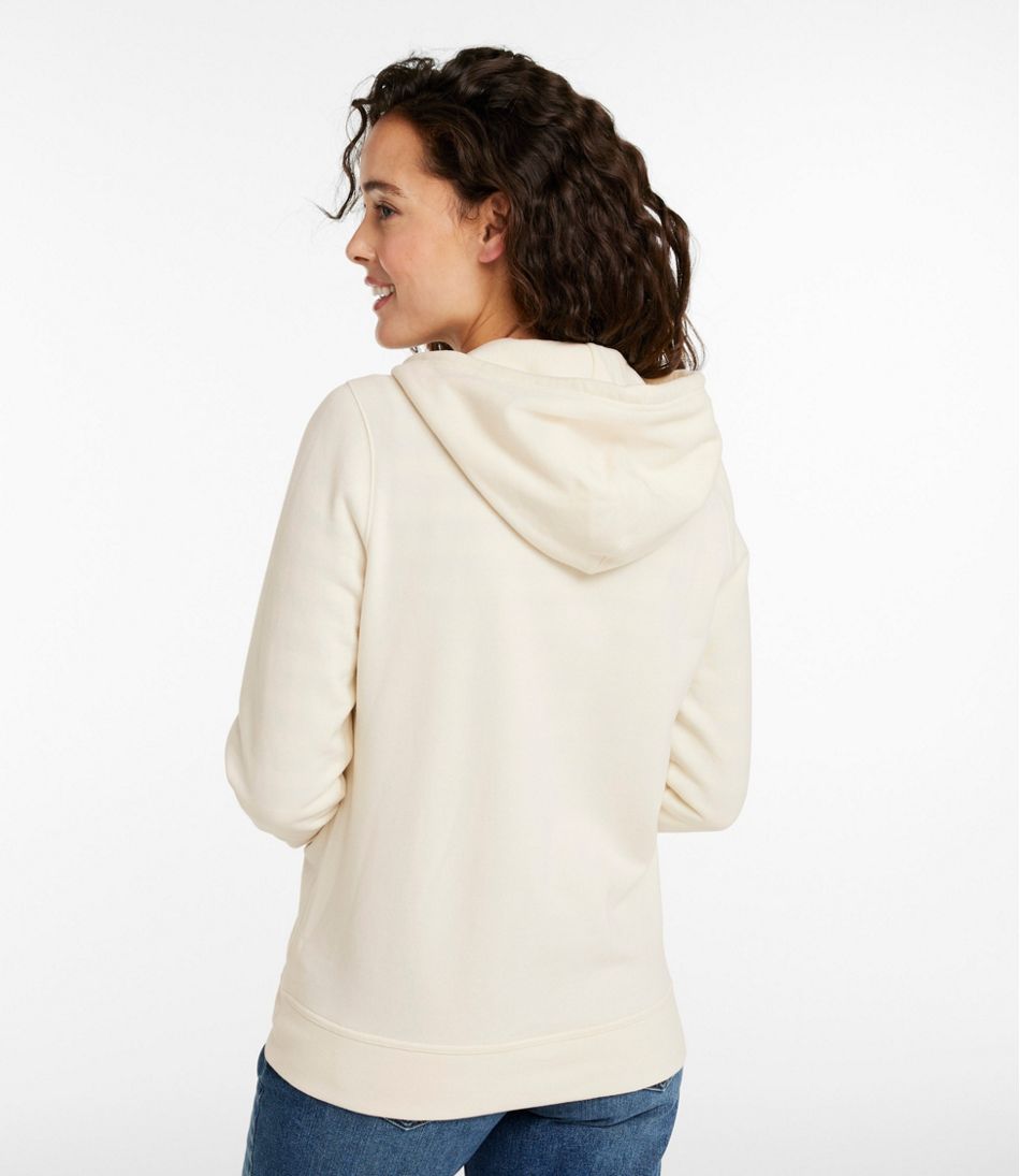 L.L.Bean Women's 1912 Sweatshirt, Full-Zip Hooded Logo CLOTHING