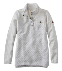 L.L.Bean Women's Quilted Sweatshirt, Mockneck Tunic CLOTHING|SALE