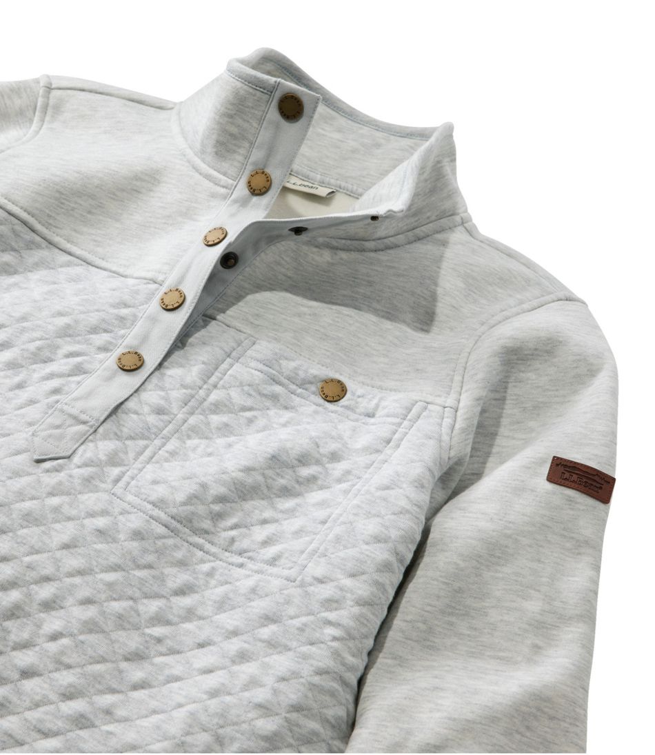 L.L.Bean Women's Quilted Sweatshirt, Mockneck Tunic CLOTHING|SALE