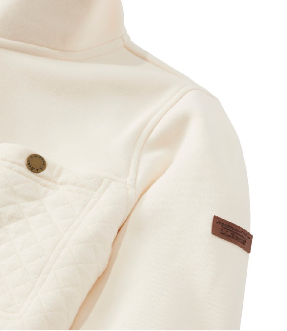 L.L.Bean Women's Quilted Sweatshirt, Mockneck Tunic CLOTHING|SALE