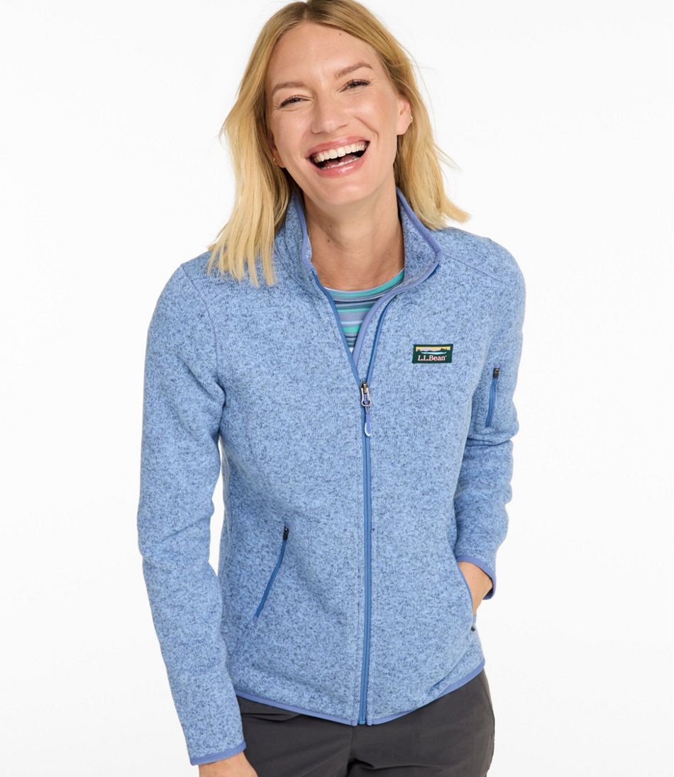 L.L.Bean Women's Sweater Fleece Full-Zip Jacket CLOTHING|SALE