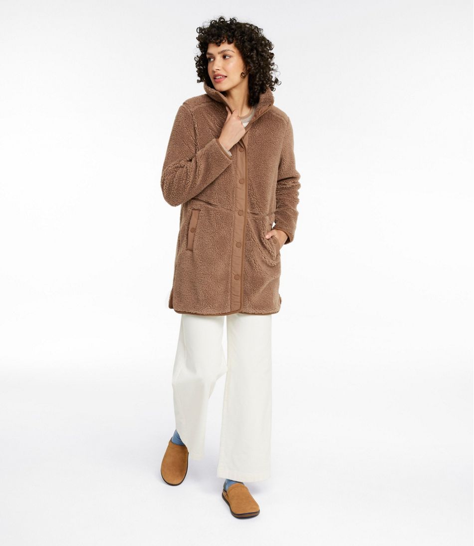 L.L.Bean Women's Bean's Sherpa Fleece Coat CLOTHING|SALE