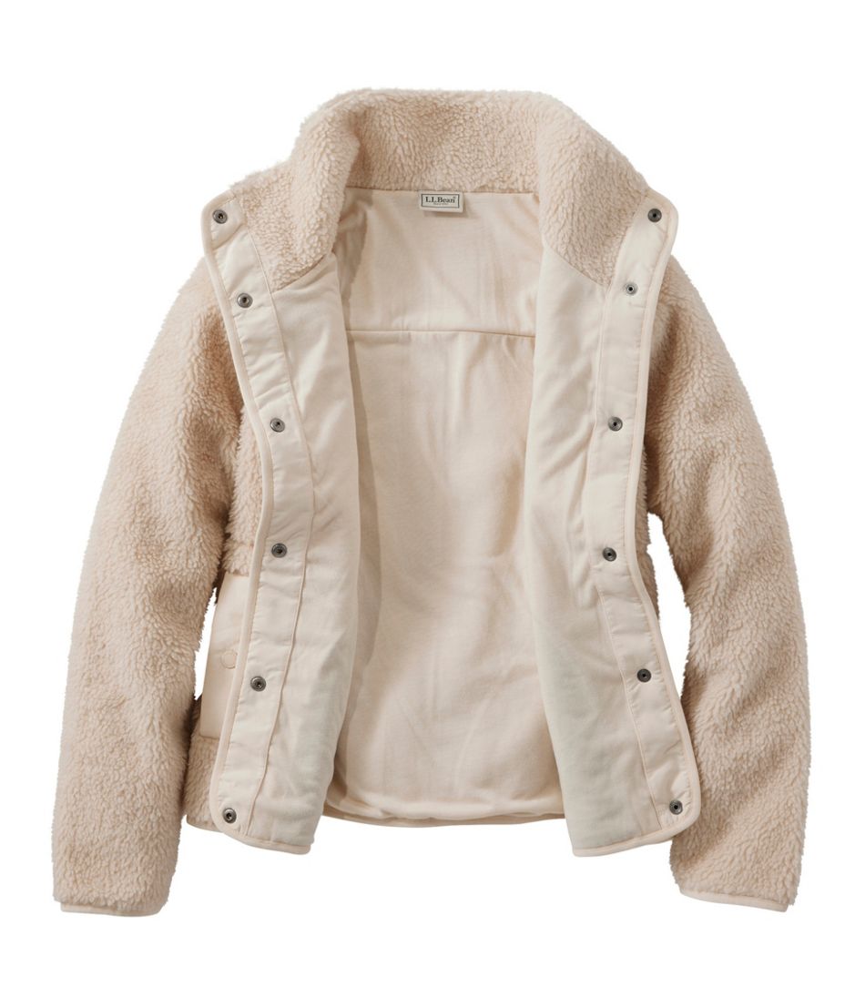 L.L.Bean Women's Bean's Sherpa Fleece Jacket CLOTHING|SALE