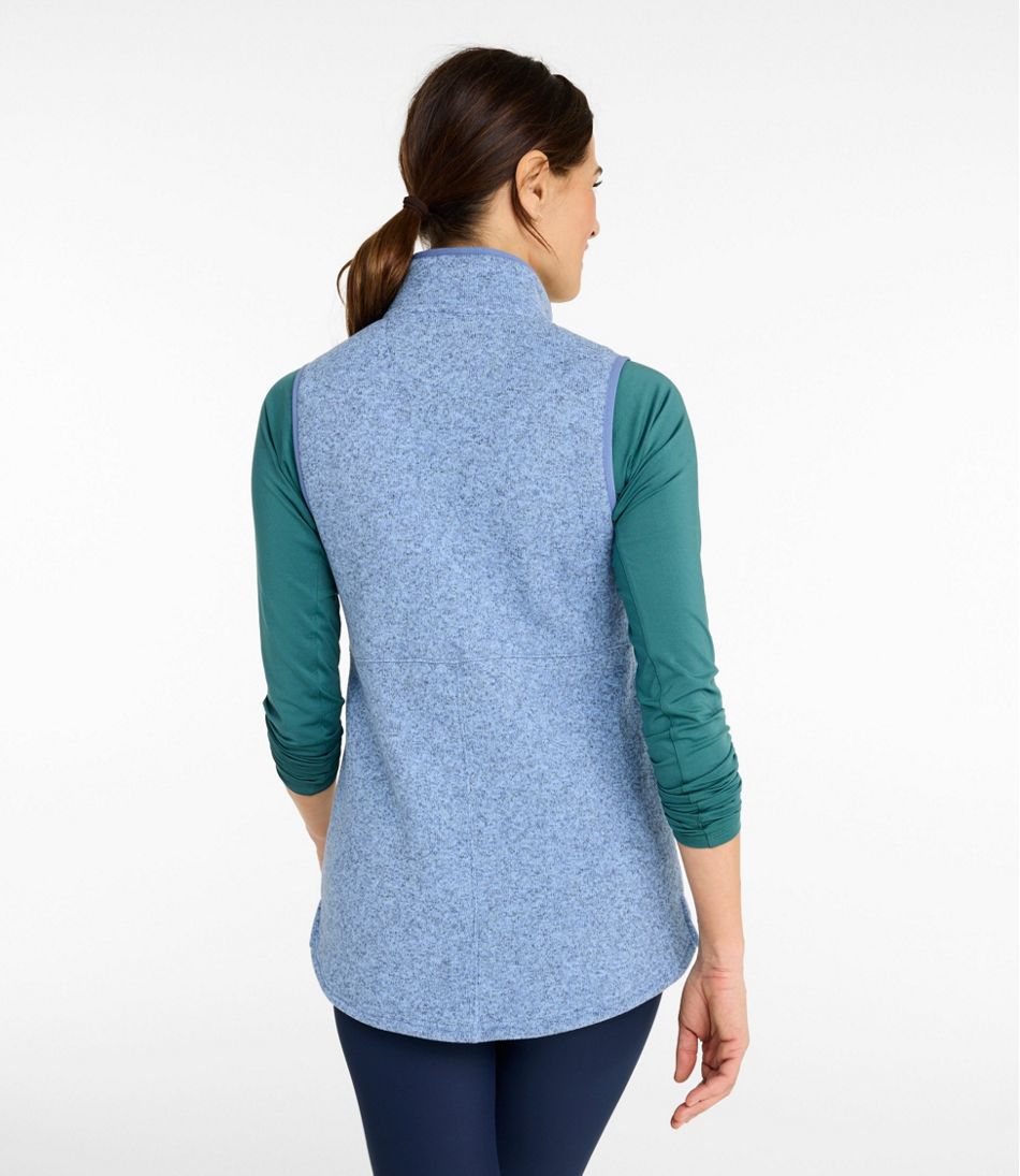L.L.Bean Women's Sweater Fleece Long Vest CLOTHING|OUTERWEAR|SALE