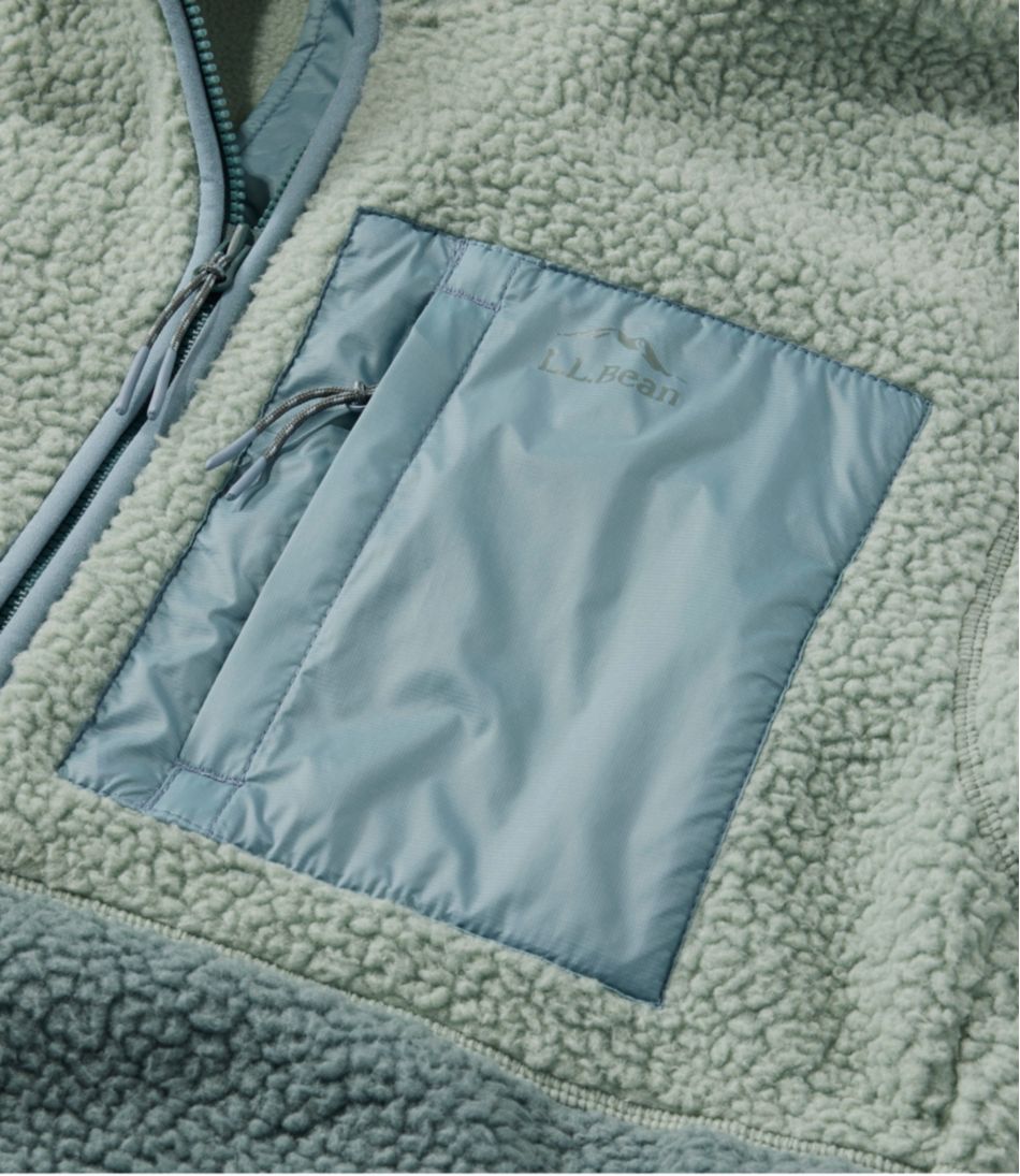 L.L.Bean Women's Mountainside Fleece Jacket, Colorblock CLOTHING|SALE