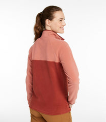 L.L.Bean Women's All Season Access Fleece Pullover, Colorblock CLOTHING|SALE