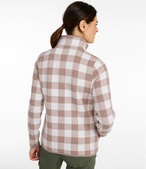 L.L.Bean Women's Sweater Fleece Pullover, Print CLOTHING