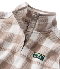 L.L.Bean Women's Sweater Fleece Pullover, Print CLOTHING