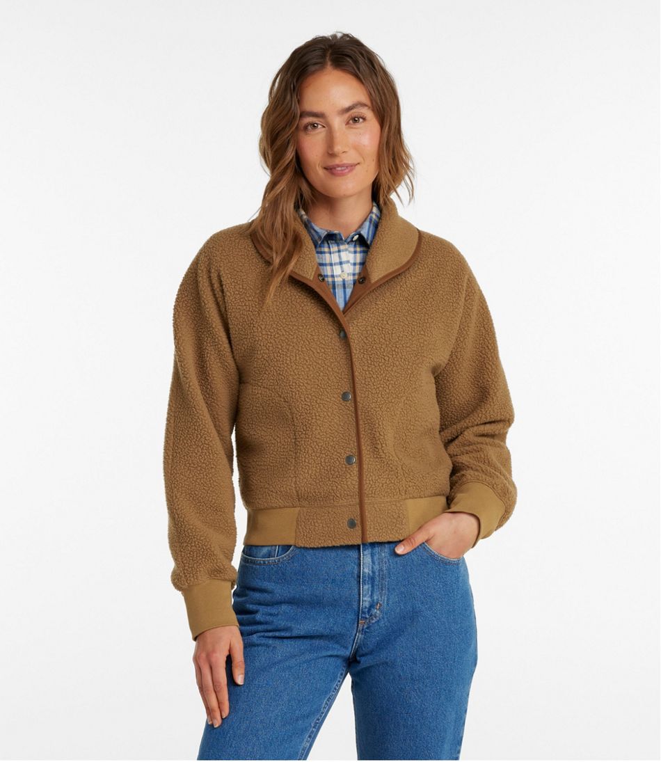 L.L.Bean Women's Signature Valley Fleece Cardigan CLOTHING