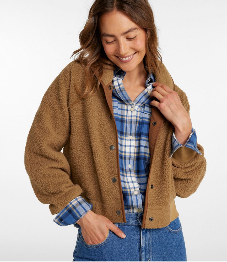 L.L.Bean Women's Signature Valley Fleece Cardigan CLOTHING