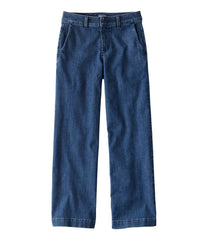L.L.Bean Women's True Shape Jeans, High-Rise Wide-Leg Trouser CLOTHING