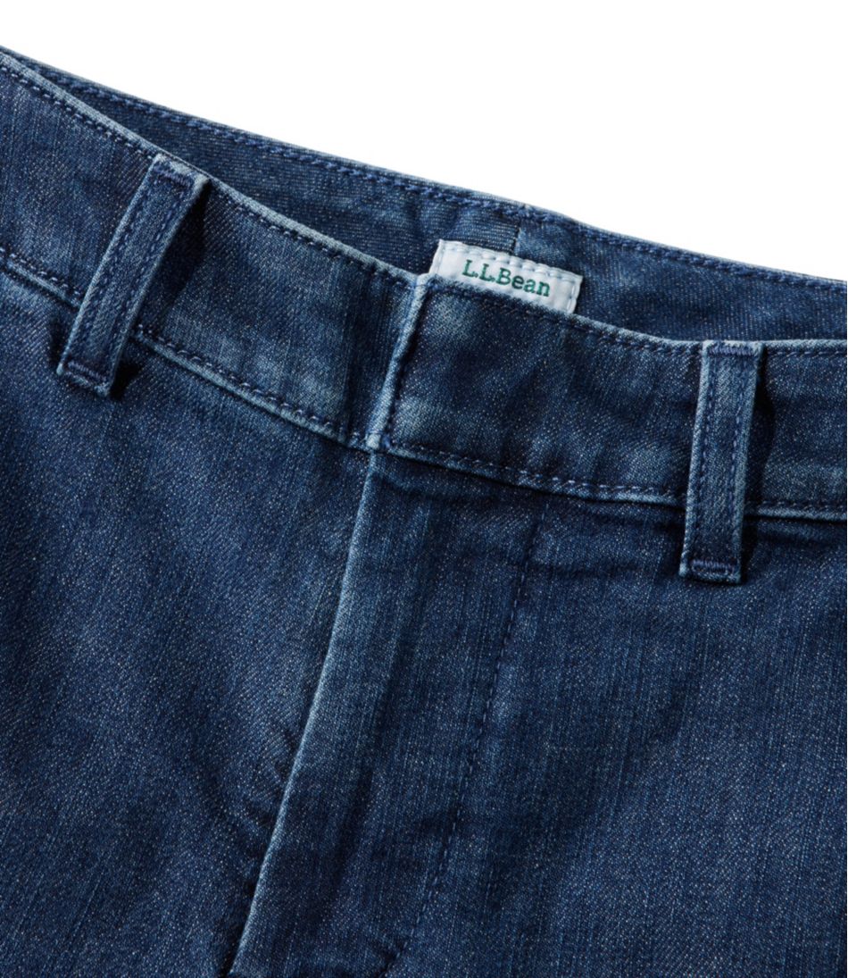 L.L.Bean Women's True Shape Jeans, High-Rise Wide-Leg Trouser CLOTHING