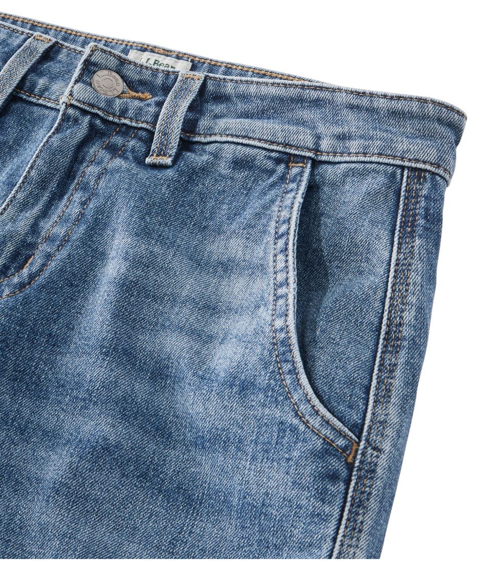 L.L.Bean Women's 207 Vintage Jeans, High-Rise Wide-Leg CLOTHING
