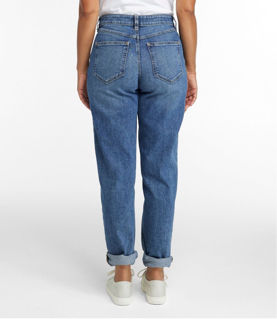 L.L.Bean Women's 207 Vintage Jeans, High-Rise Boyfriend CLOTHING