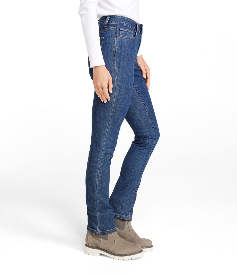 L.L.Bean Women's True Shape Jeans, High-Rise Slim-Leg CLOTHING|SALE