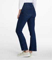 L.L.Bean Women's Everyday Stretch Jeans, High-Rise Mini Bootcut Ankle CLOTHING|SALE