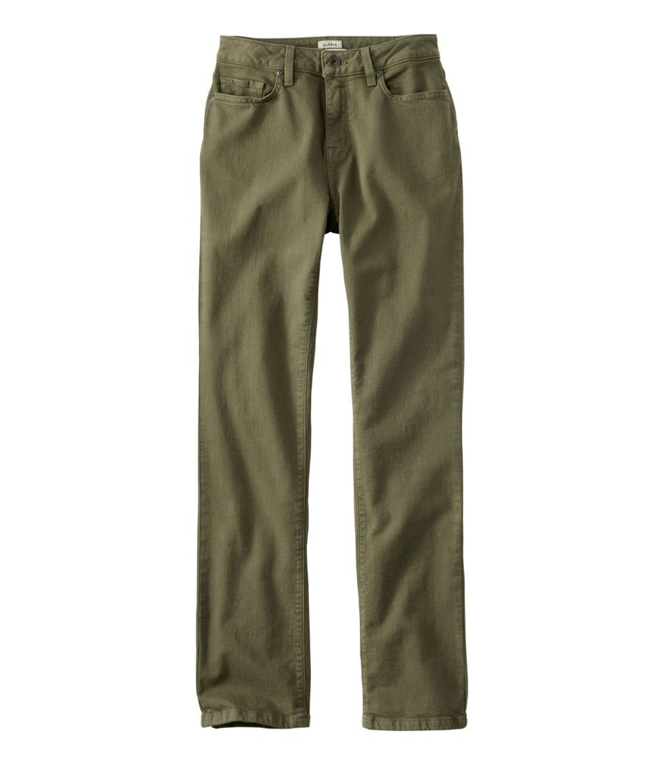 L.L.Bean Women's True Shape Jeans, High-Rise Straight-Leg Colors CLOTHING|SALE